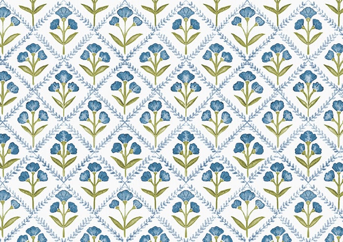 Chatsworth, Blue River - Motorised Roman Blind - Image 7